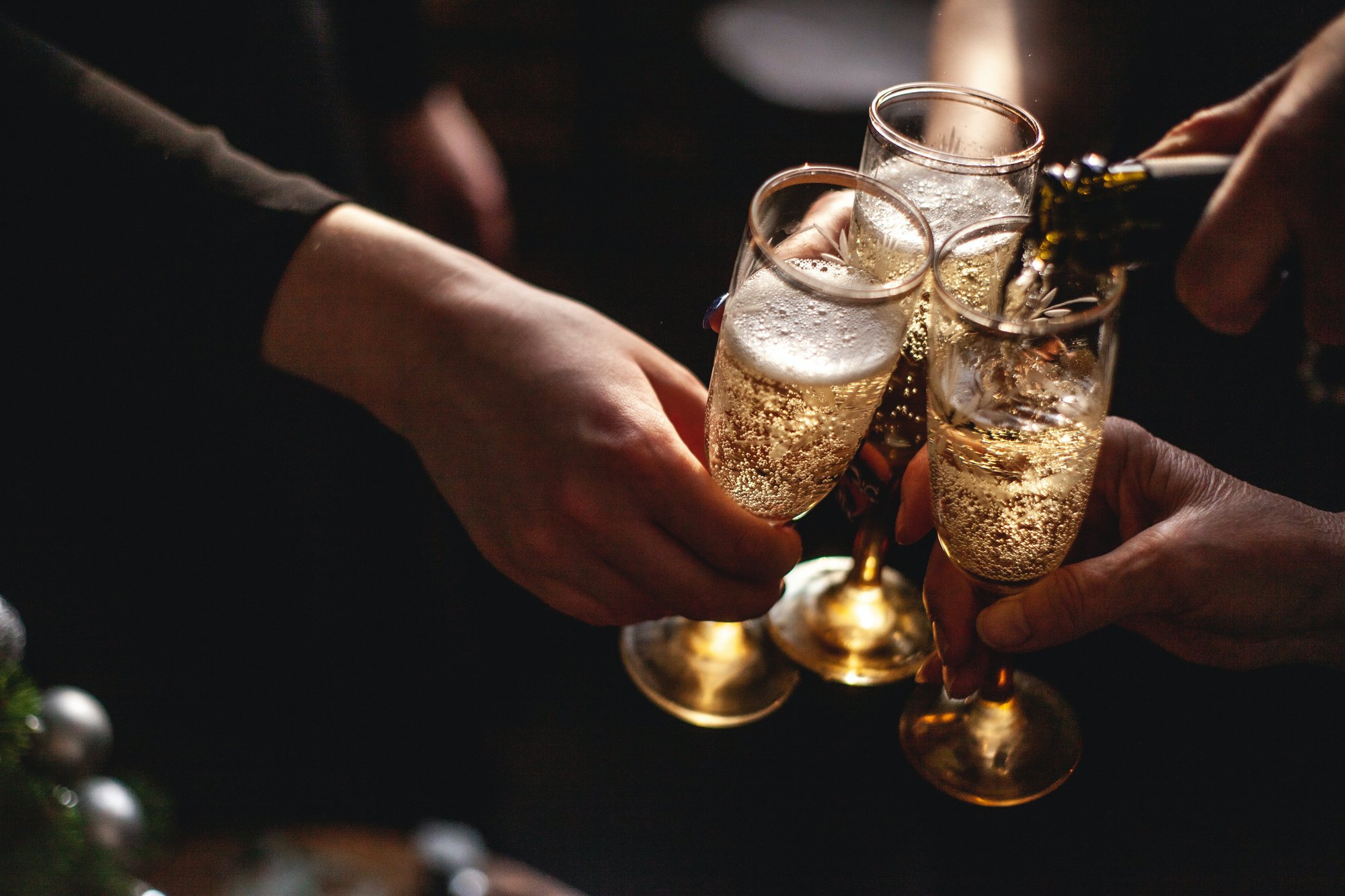 champagne glas